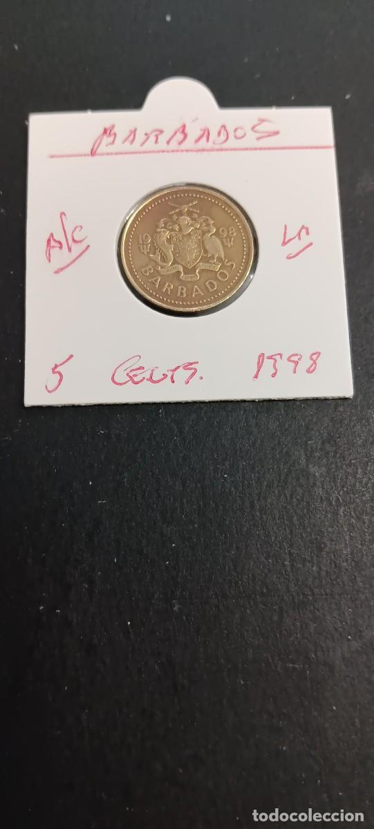 Monedas antiguas de Am&eacute;rica: BARBADOS 5 CENTIMOS 1998 MBC KM=11 (LAT&Oacute;N)