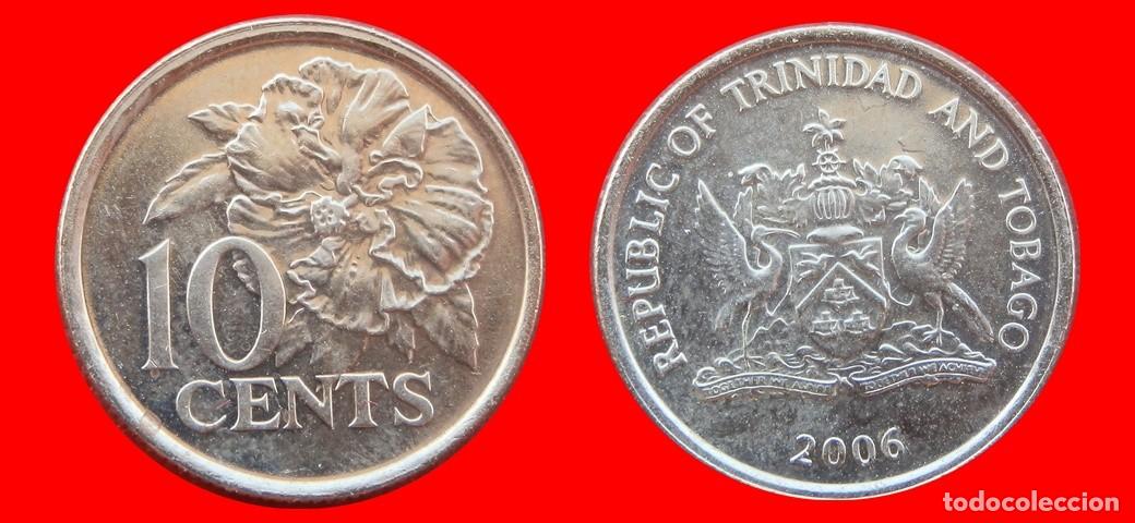 Monedas antiguas de Am&eacute;rica: 10 CENTAVOS 2006 SIN CIRCULAR TRINIDAD Y TOBAGO-9378SC