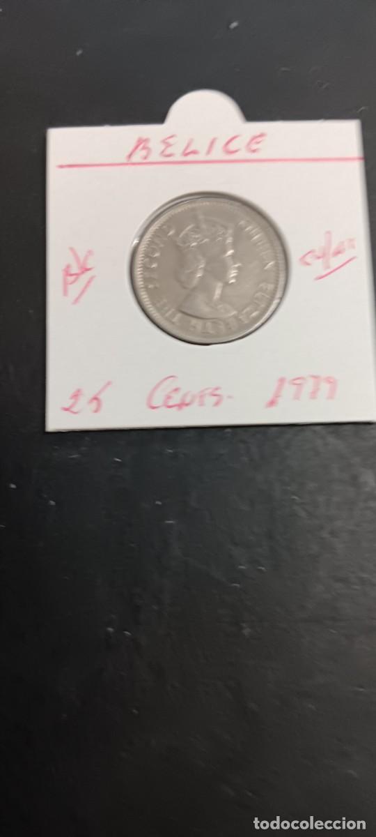 Monedas antiguas de Am&eacute;rica: BELICE 25 CENTIMOS 1979 BC KM=36 (CUPRONIQUEL)
