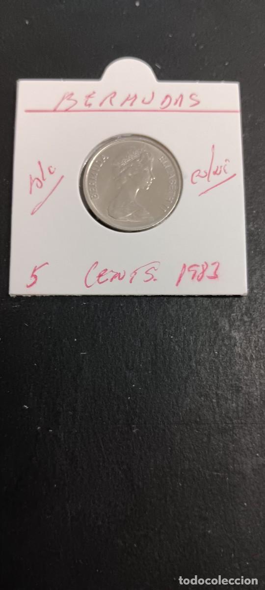 Monedas antiguas de Am&eacute;rica: BERMUDAS 5 CENTIMOS 1983 MBC KM=16 (CUPRONIQUEL)