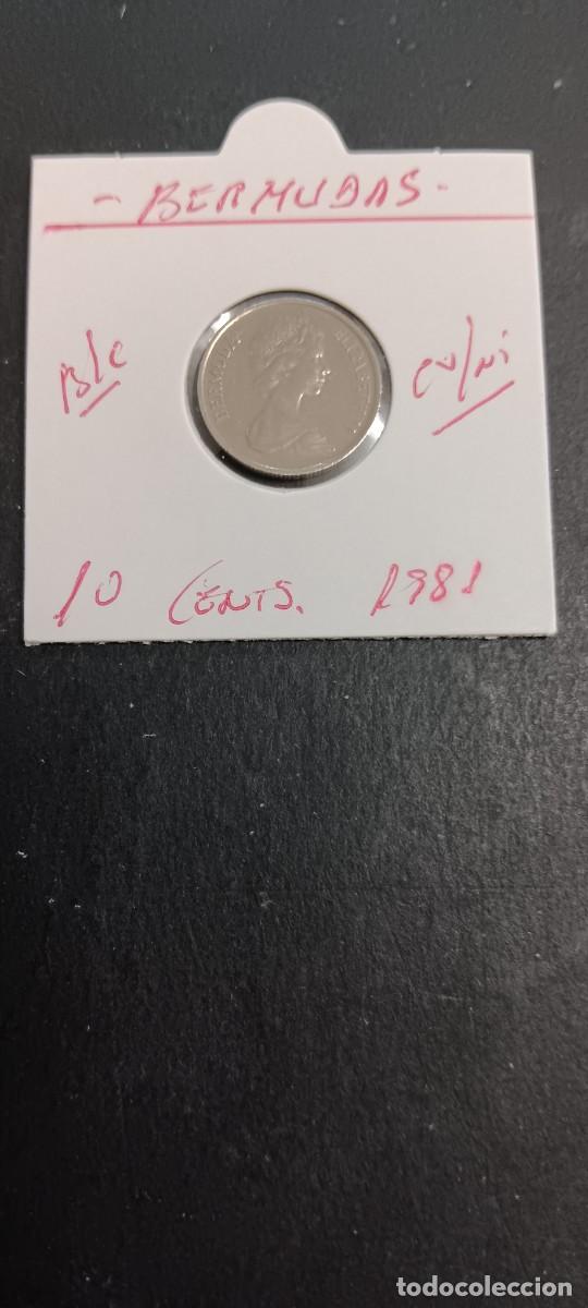 Monedas antiguas de Am&eacute;rica: BERMUDAS 10 CENTIMOS 1981 BC KM=17 (CUPRONIQUEL)