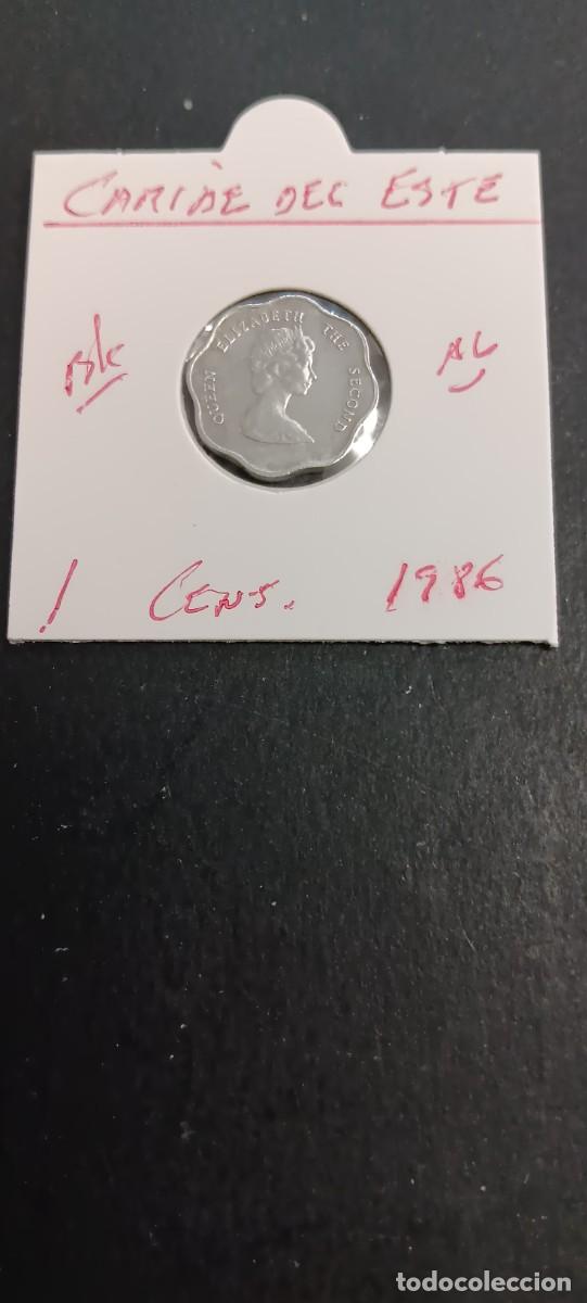 Monedas antiguas de Am&eacute;rica: ESTADOS CARIBE DEL ESTE 1 CENTIMO 1986 BC KM=10 (ALUMINIO)