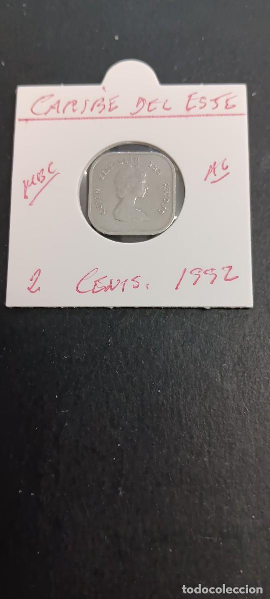 Monedas antiguas de Am&eacute;rica: ESTADOS CARIBE DEL ESTE 2 CENTIMOS 1992 MBC KM=11 (ALUMINIO)