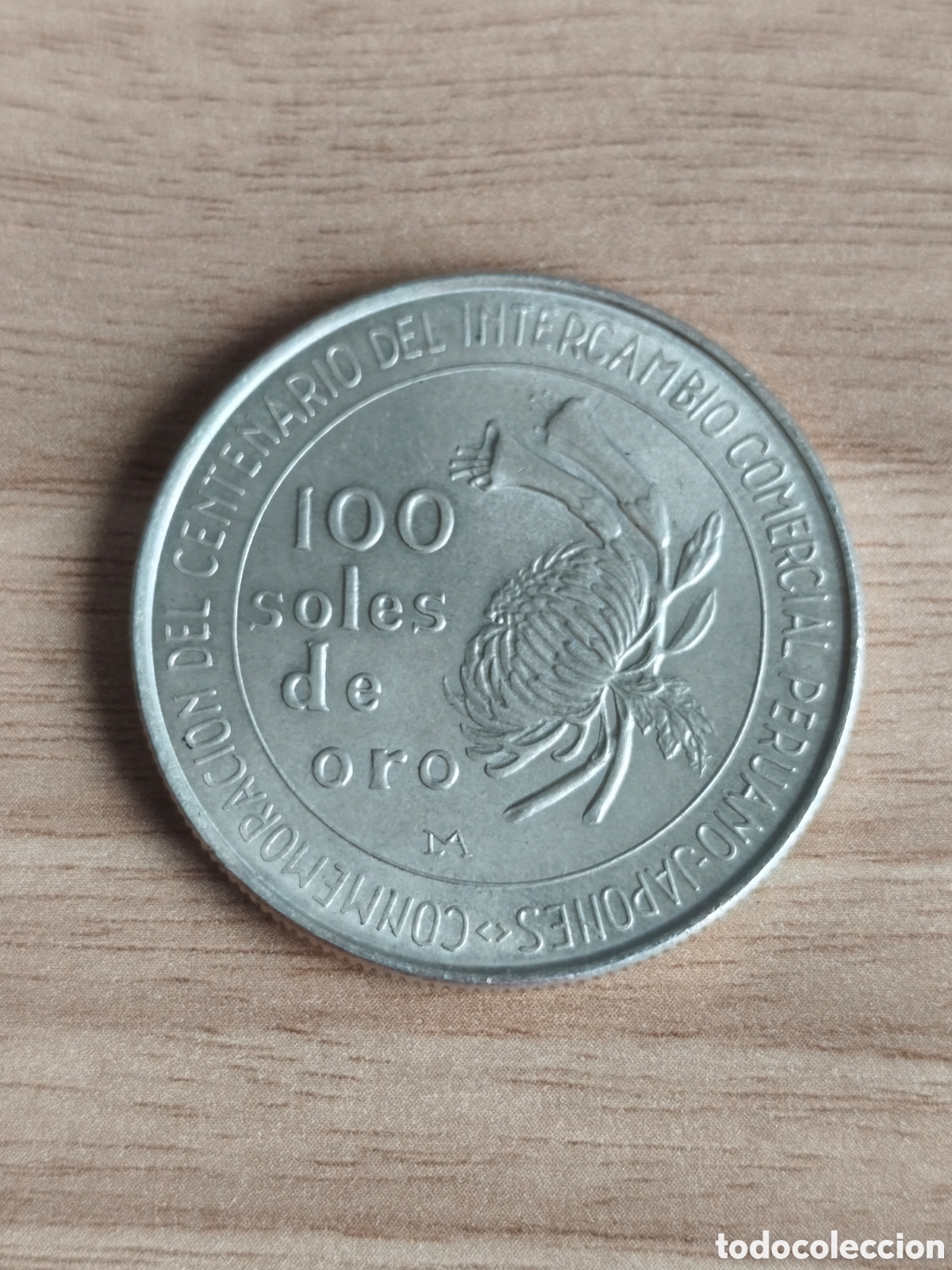 Old Coins of America: 100 soles de oro Per&uacute; 1973 plata 0.800