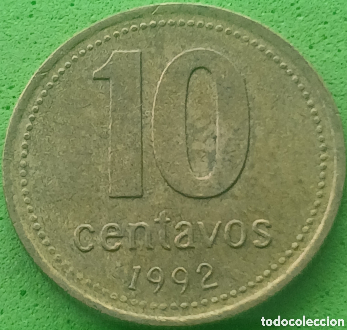 Monedas antiguas de Am&eacute;rica: Argentina 10 centavos 1992 km#107