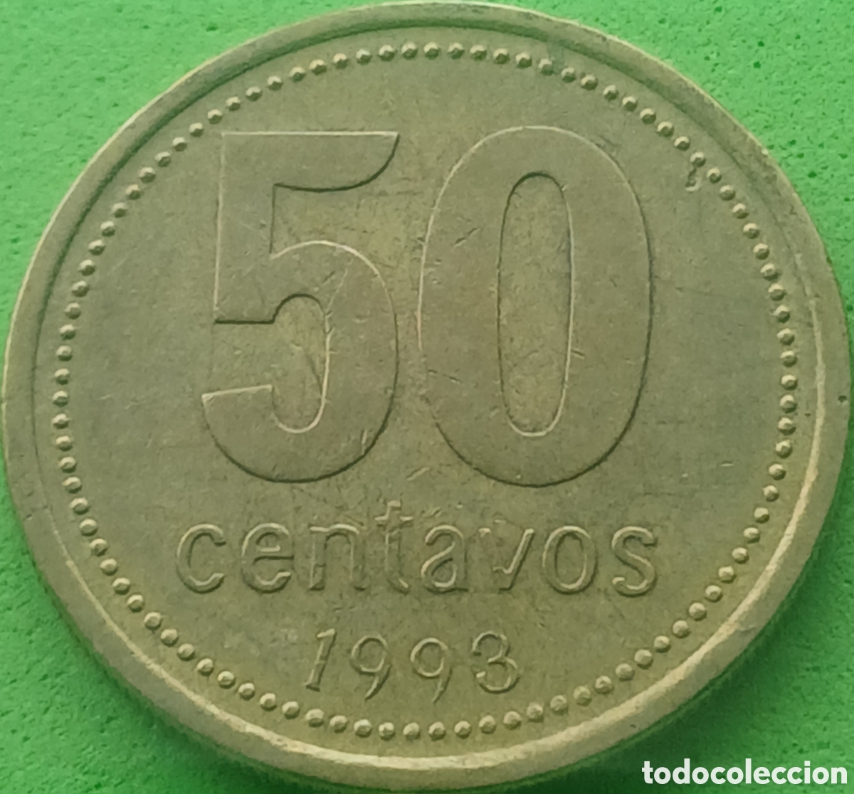 Monedas antiguas de Am&eacute;rica: Argentina 50 centavos 1993 km#111