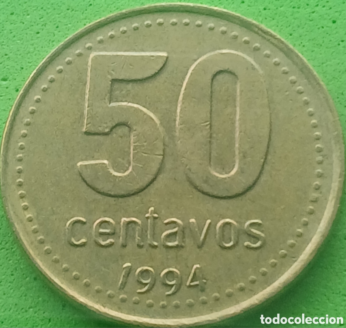 Monedas antiguas de Am&eacute;rica: Argentina 50 centavos 1994 km#111