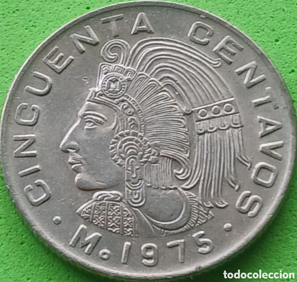 Monedas antiguas de Am&eacute;rica: M&eacute;xico 50 centavos 1975 km#452