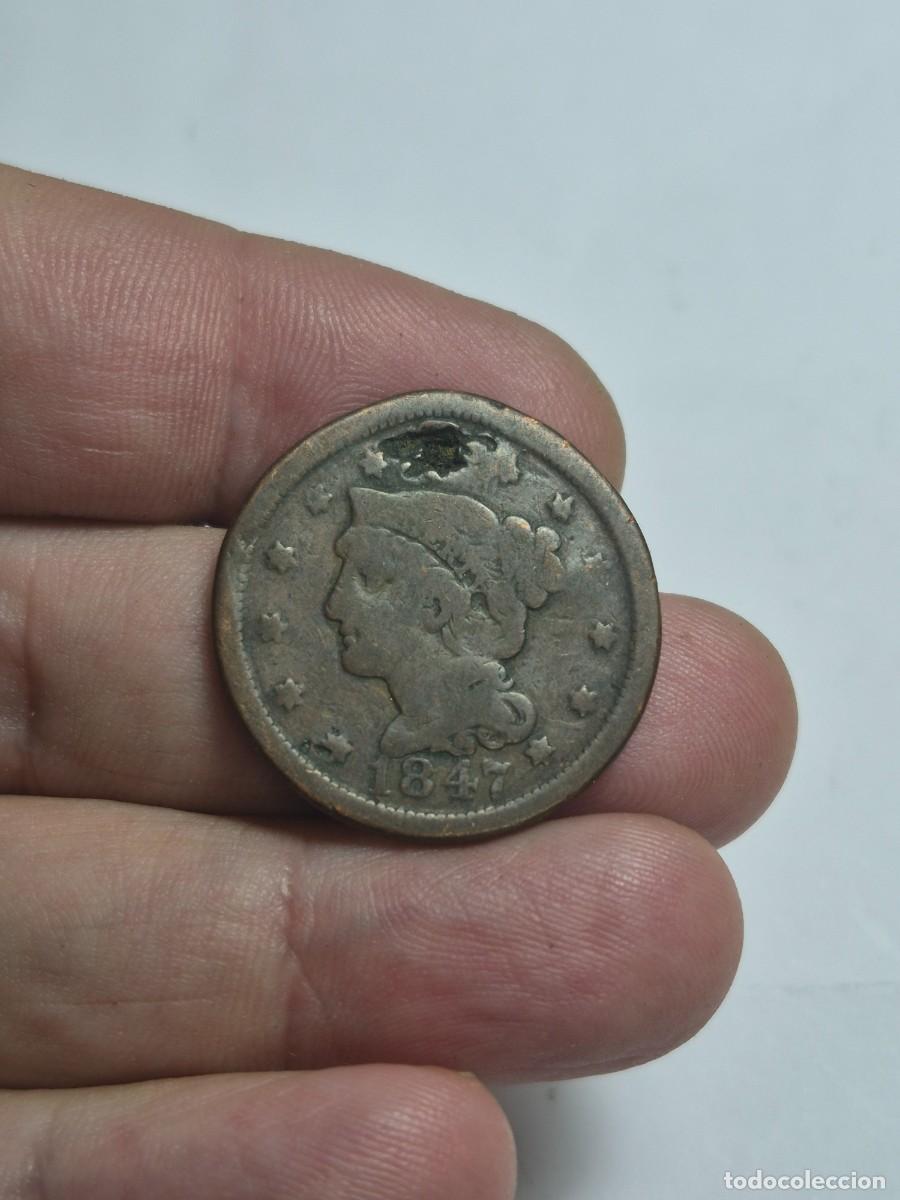 Monedas antiguas de Am&eacute;rica: NT/ ESTADOS UNIDOS 1 CENTAVO 1847 (M1489)