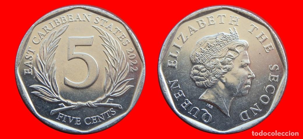Monedas antiguas de Am&eacute;rica: 5 CENTAVOS 2022 ESTADOS DEL CARIBE ORIENTAL-154000