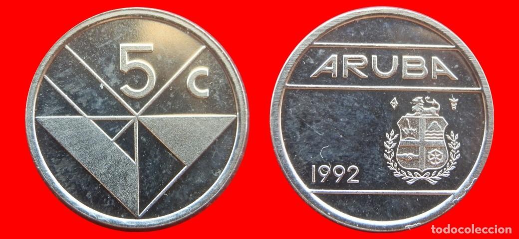 Monedas antiguas de Am&eacute;rica: 5 CENTIMOS 1992 SIN CIRCULAR ARUBA-154007