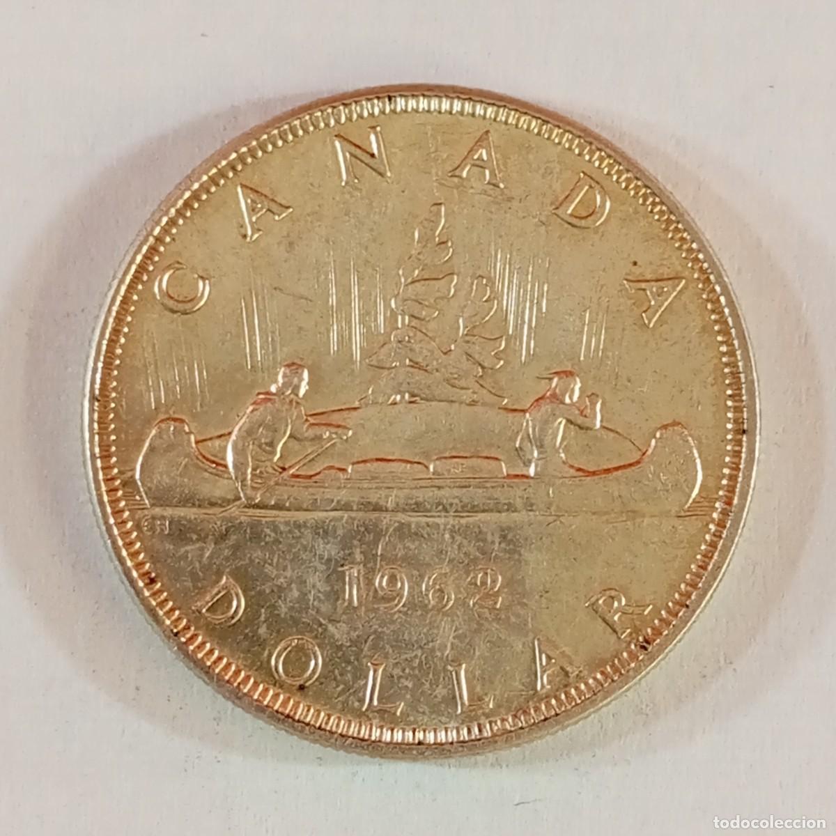 Monedas antiguas de Am&eacute;rica: CANADA - ONE DOLLAR - 1962 - ELIZABETH II DEI GRATIA REGINA - REPRODUCCI&Oacute;N / 3257