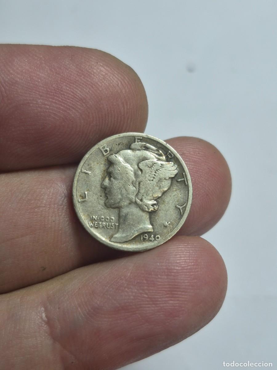 Monedas antiguas de Am&eacute;rica: NT/ ESTADOS UNIDOS DIME 1940 S PLATA (M1507)