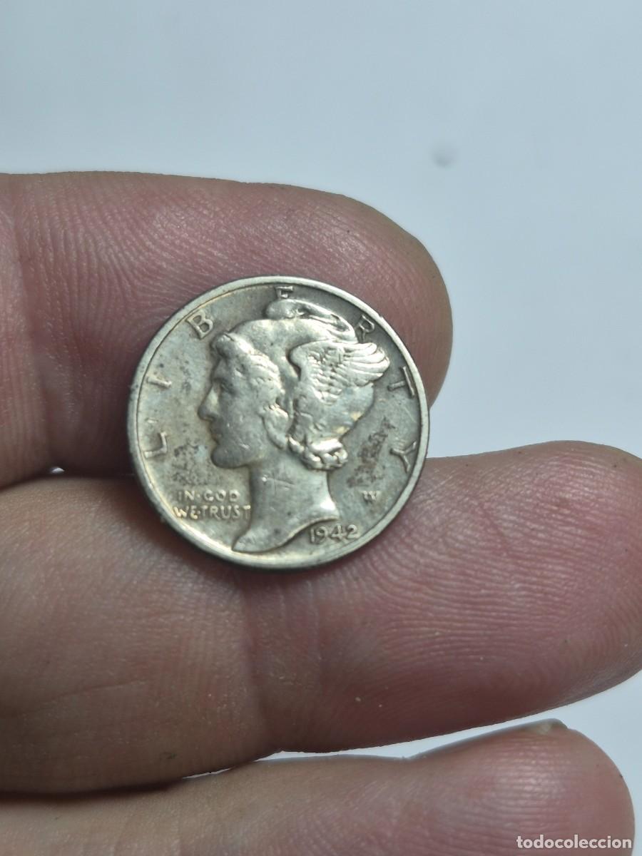Monedas antiguas de Am&eacute;rica: NT/ ESTADOS UNIDOS DIME 1942 PLATA (M1510)