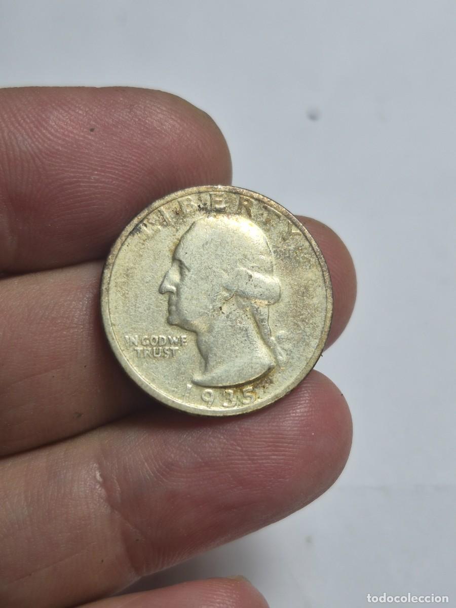 Monedas antiguas de Am&eacute;rica: NT/ ESTADOS UNIDOS QUARTER 1935 PLATA (M1513)