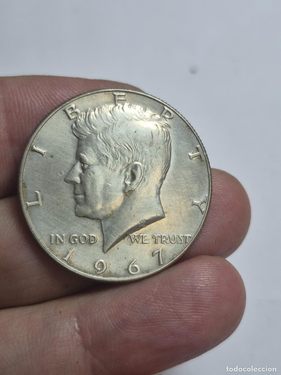 Monedas antiguas de Am&eacute;rica: NT/ ESTADOS UNIDOS 1/2 DOLAR 1967 PLATA BRILLO ORIGINAL (M1519)