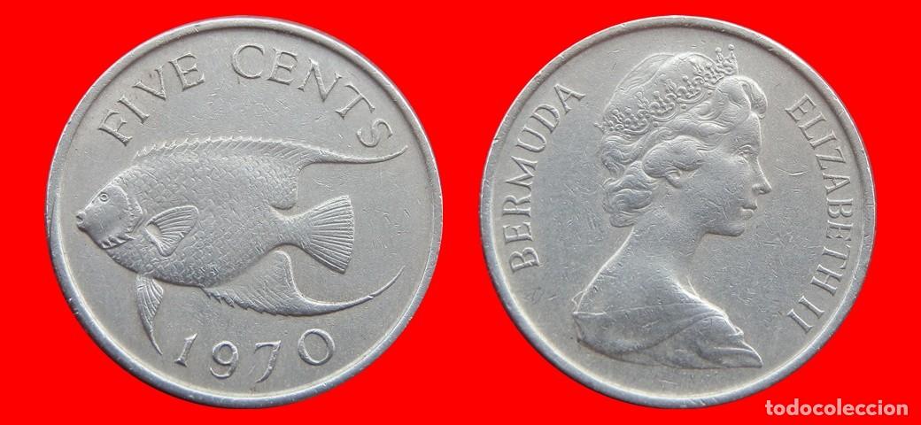 Monedas antiguas de Am&eacute;rica: 5 CENTAVOS 1970 BERMUDA-154010