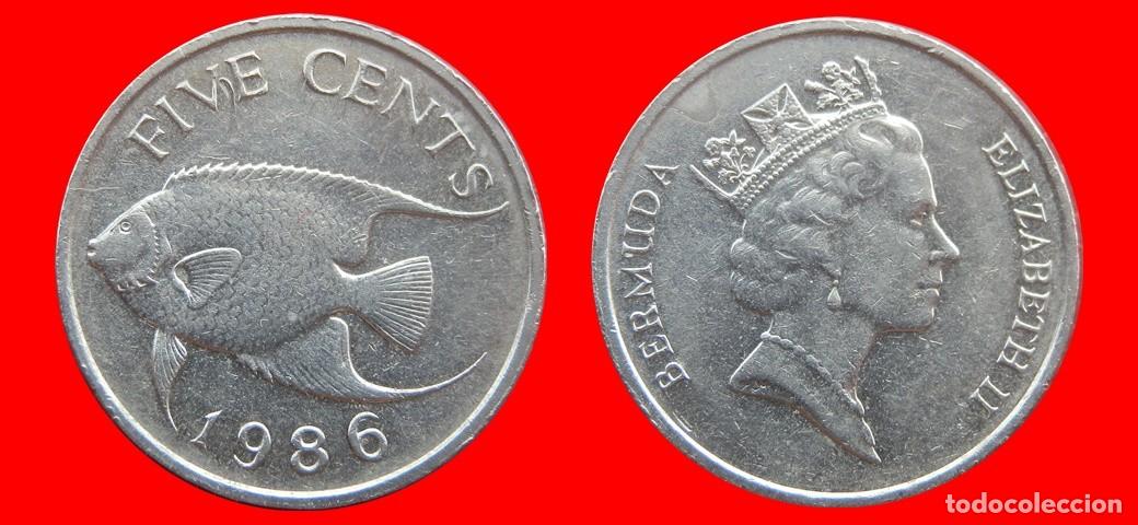 Monedas antiguas de Am&eacute;rica: 5 CENTAVOS 1986 BERMUDA-154015