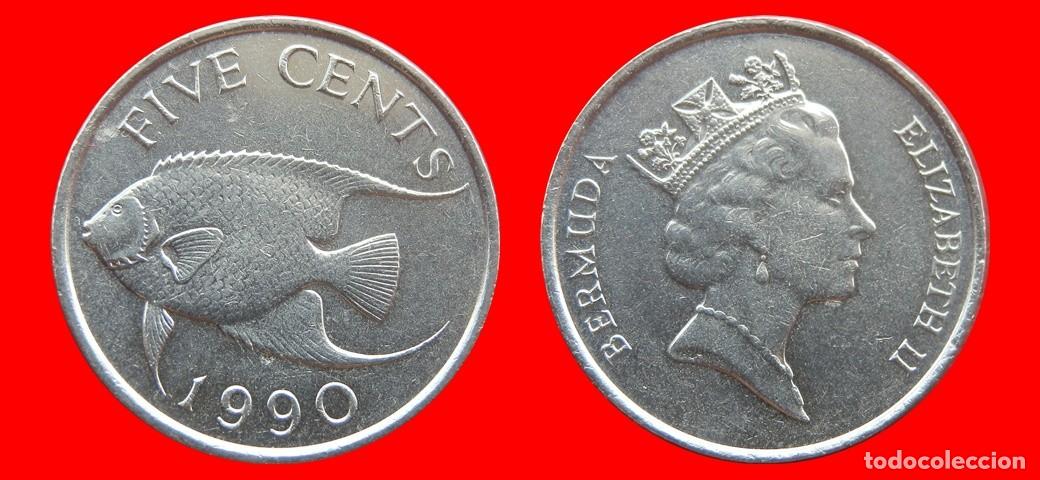 Monedas antiguas de Am&eacute;rica: 5 CENTAVOS 1990 BERMUDA-154017