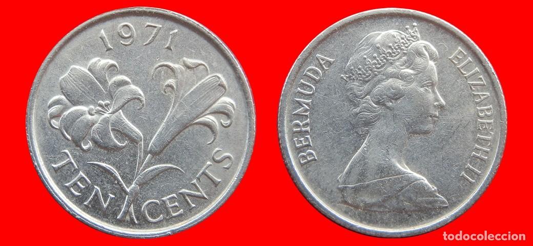 Monedas antiguas de Am&eacute;rica: 10 CENTAVOS 1971 BERMUDA-154026