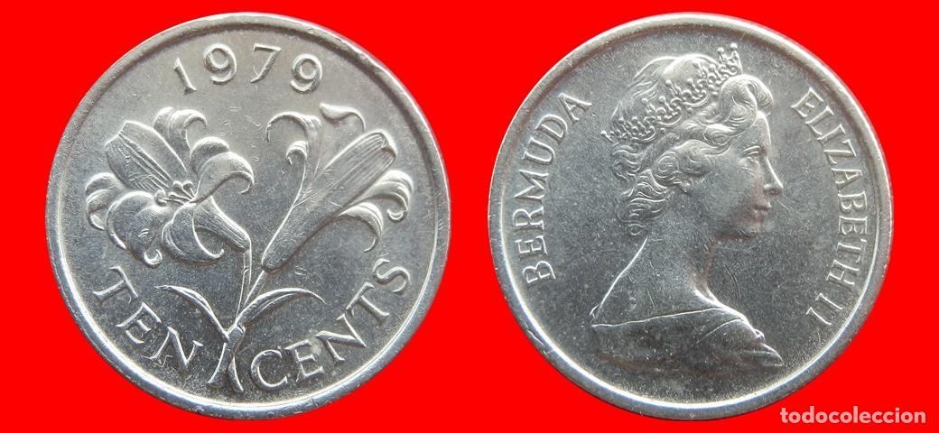 Monedas antiguas de Am&eacute;rica: 10 CENTAVOS 1979 BERMUDA-154027