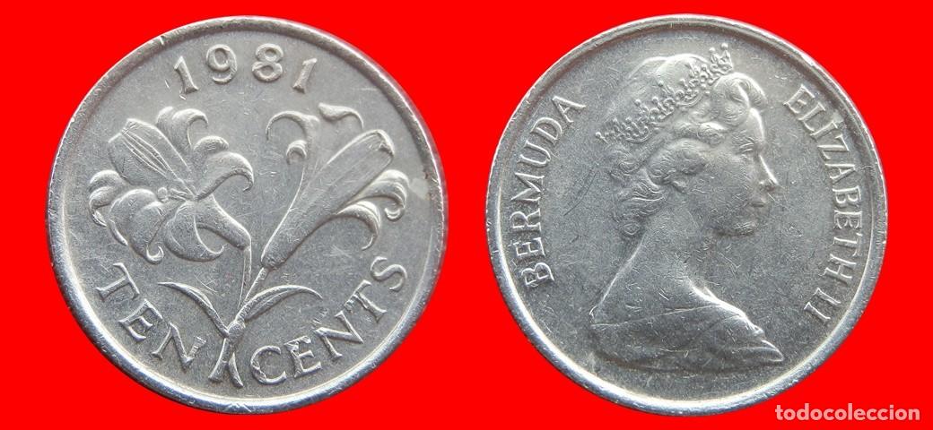 Monedas antiguas de Am&eacute;rica: 10 CENTAVOS 1981 BERMUDA-154029