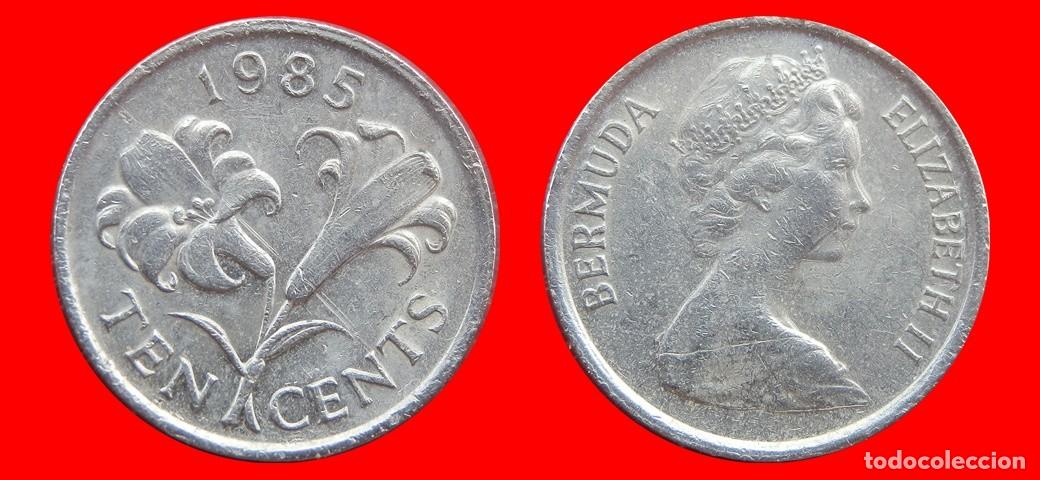 Monedas antiguas de Am&eacute;rica: 10 CENTAVOS 1985 BERMUDA-154031