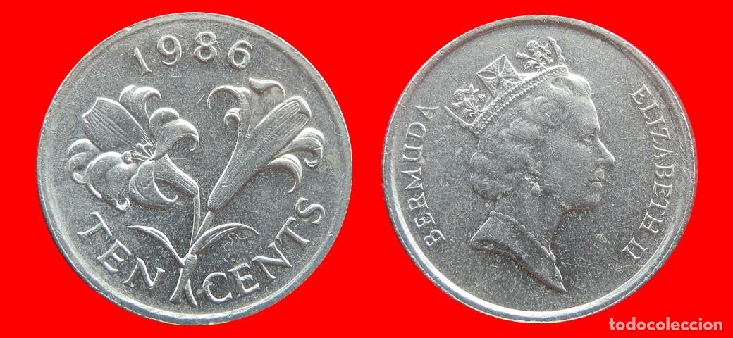 Monedas antiguas de Am&eacute;rica: 10 CENTAVOS 1986 BERMUDA-154032