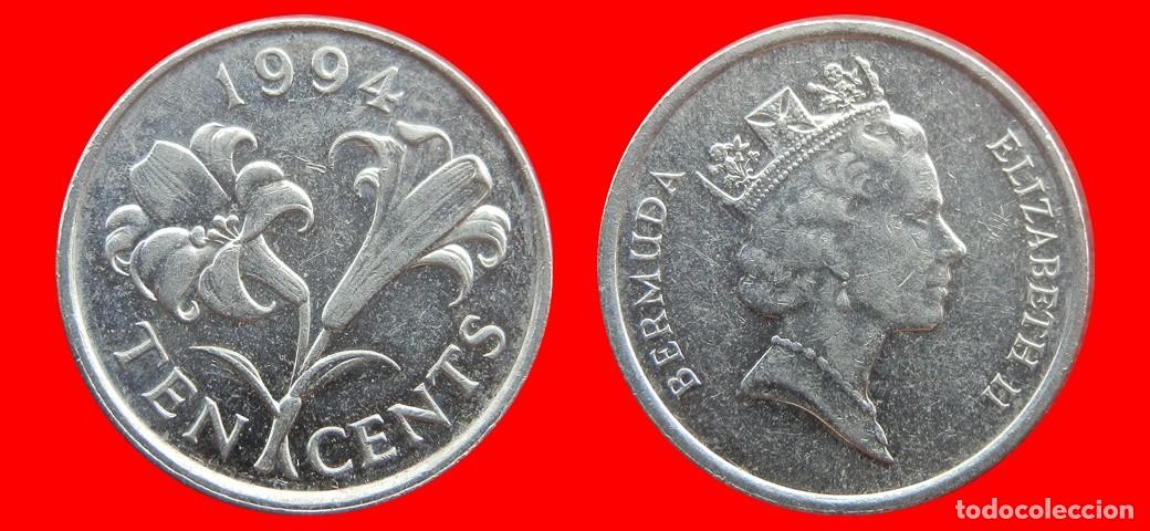 Monedas antiguas de Am&eacute;rica: 10 CENTAVOS 1994 BERMUDA-154034