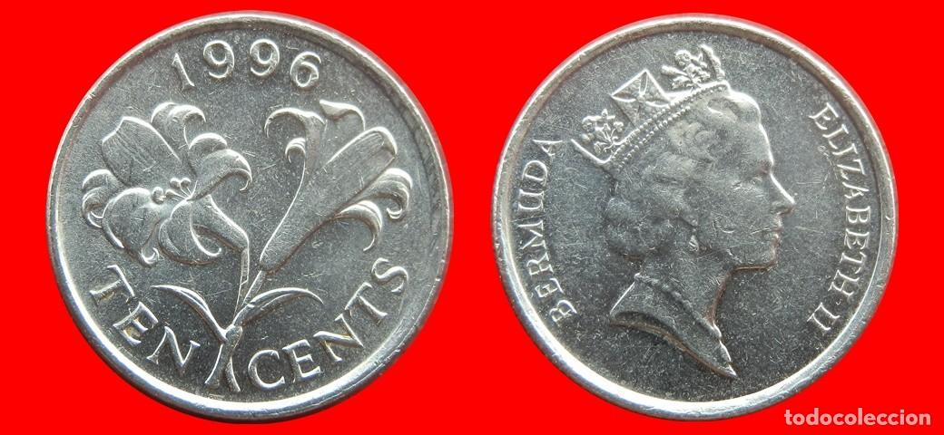Monedas antiguas de Am&eacute;rica: 10 CENTAVOS 1996 BERMUDA-154035