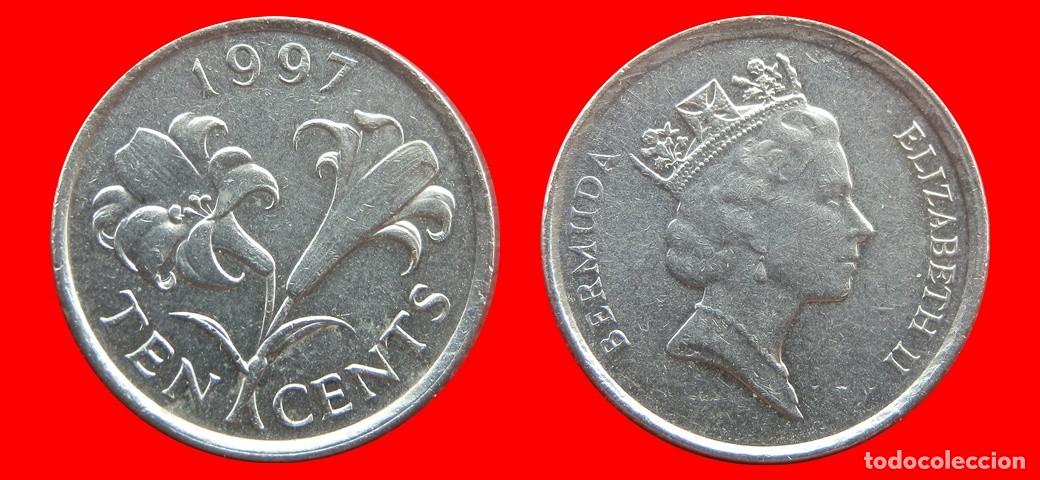 Monedas antiguas de Am&eacute;rica: 10 CENTAVOS 1997 BERMUDA-154036