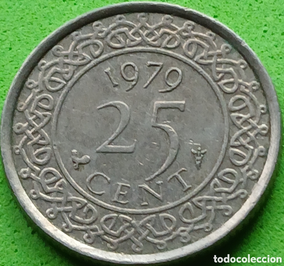 Alte M&uuml;nzen aus Amerika: Surinam 25 cent 1979 km#14