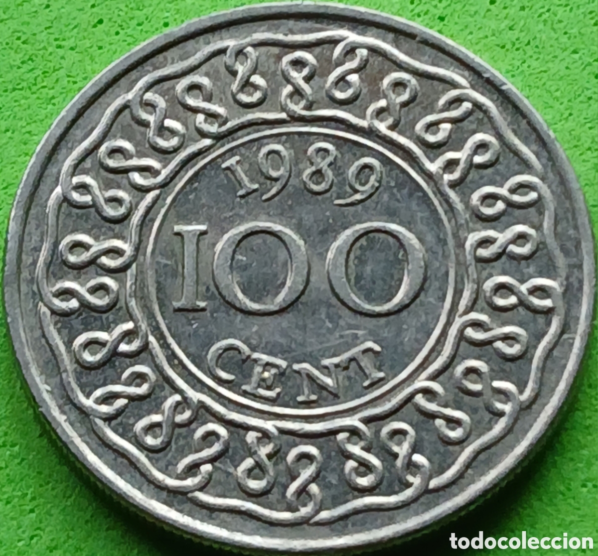 Alte M&uuml;nzen aus Amerika: Surinam 100 cent 1989 km#23