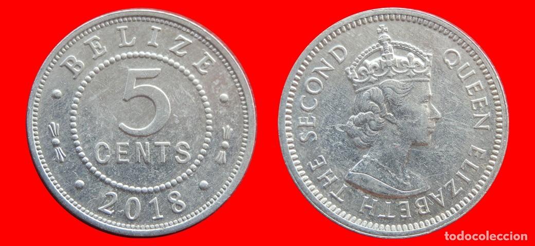 Monedas antiguas de Am&eacute;rica: 5 CENTAVOS 2018 BELIZE-154048