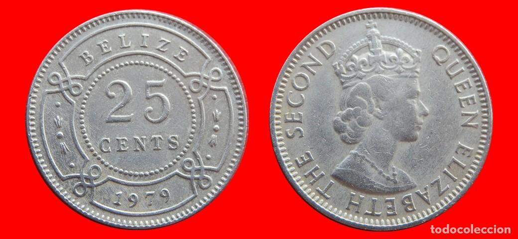 Monedas antiguas de Am&eacute;rica: 25 CENTAVOS 1979 BELIZE-154049