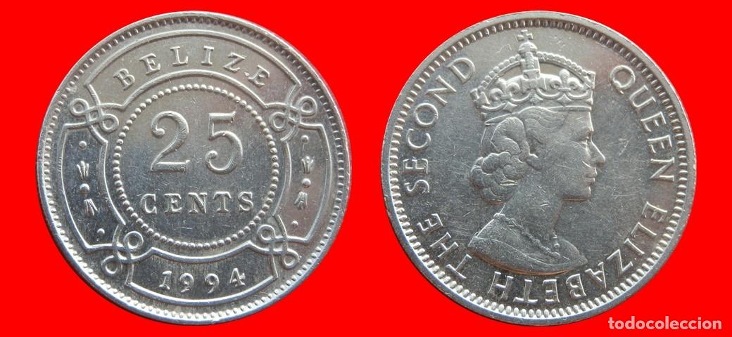 Monedas antiguas de Am&eacute;rica: 25 CENTAVOS 1994 BELIZE-154052
