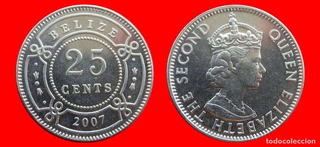 Monedas antiguas de Am&eacute;rica: 25 CENTAVOS 2007 BELIZE-154055