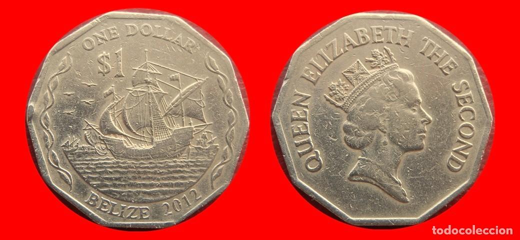 Monedas antiguas de Am&eacute;rica: 1 DOLAR 2012 BELIZE-154062