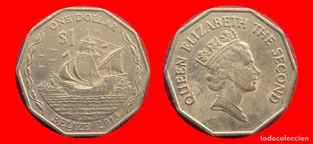 Monedas antiguas de Am&eacute;rica: 1 DOLAR 2015 BELIZE-154064