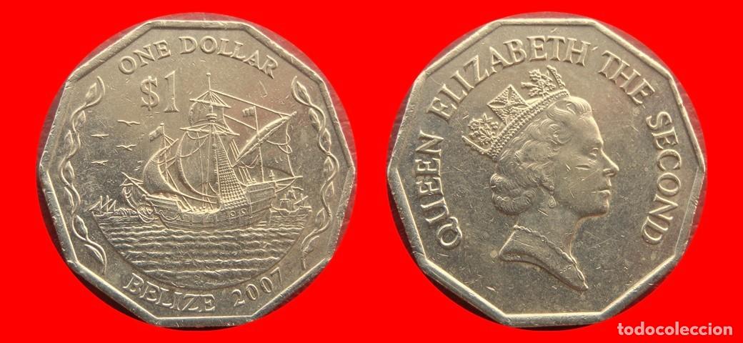 Monedas antiguas de Am&eacute;rica: 1 DOLAR 2007 BELIZE-154065