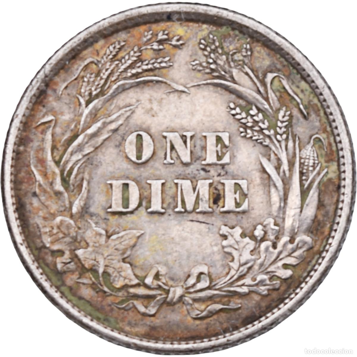 Monedas antiguas de Am&eacute;rica: Moneda de plata - EEUU 1897 - Foto 2