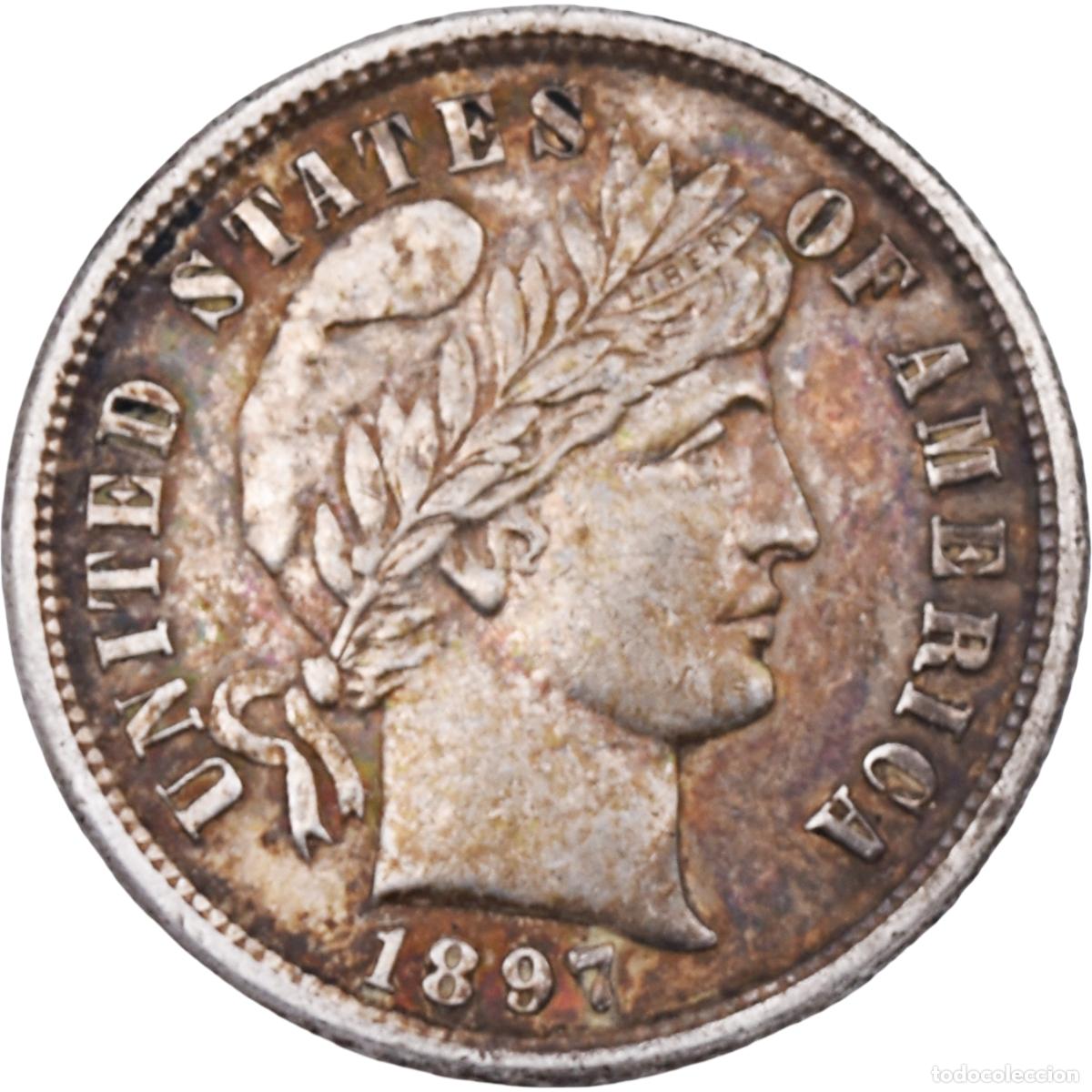 Monedas antiguas de Am&eacute;rica: Moneda de plata - EEUU 1897