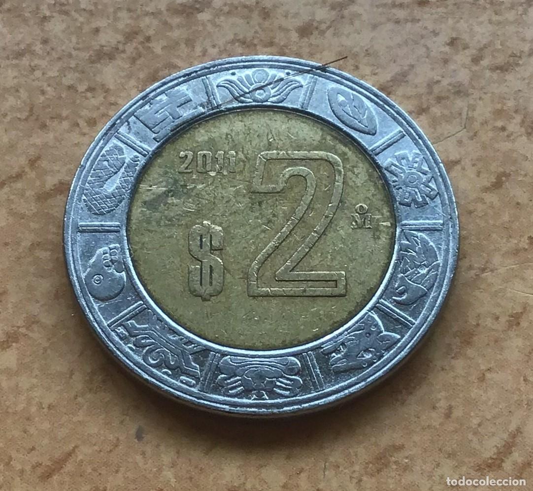 Monedas antiguas de Am&eacute;rica: 2 pesos de M&eacute;xico (M&eacute;jico). A&ntilde;o 2011