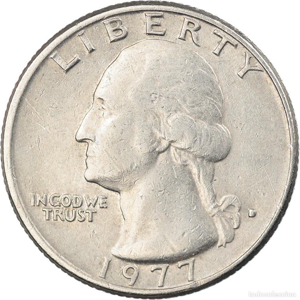 Monedas antiguas de Am&eacute;rica: [#812248] Moneda, Estados Unidos, Washington Quarter, Quarter, 1977, U.S. Mint, Denver