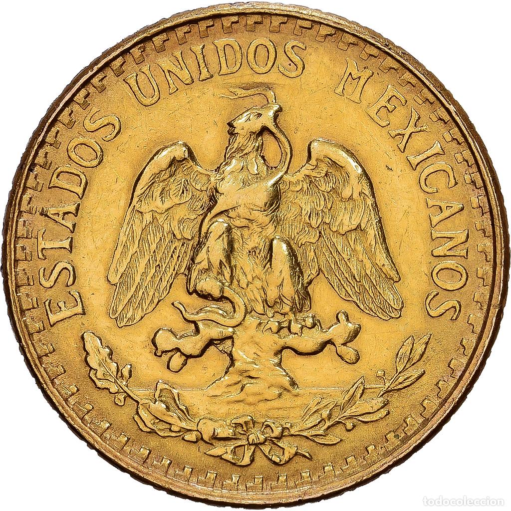 Monedas antiguas de Am&eacute;rica: [#1118069] M&eacute;xico, 2 Pesos, 1945, Mexico City, Oro, EBC, KM:461