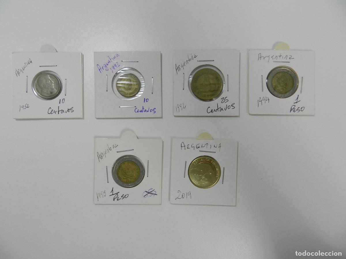 Monedas antiguas de Am&eacute;rica: Lote 6 monedas de Argentina