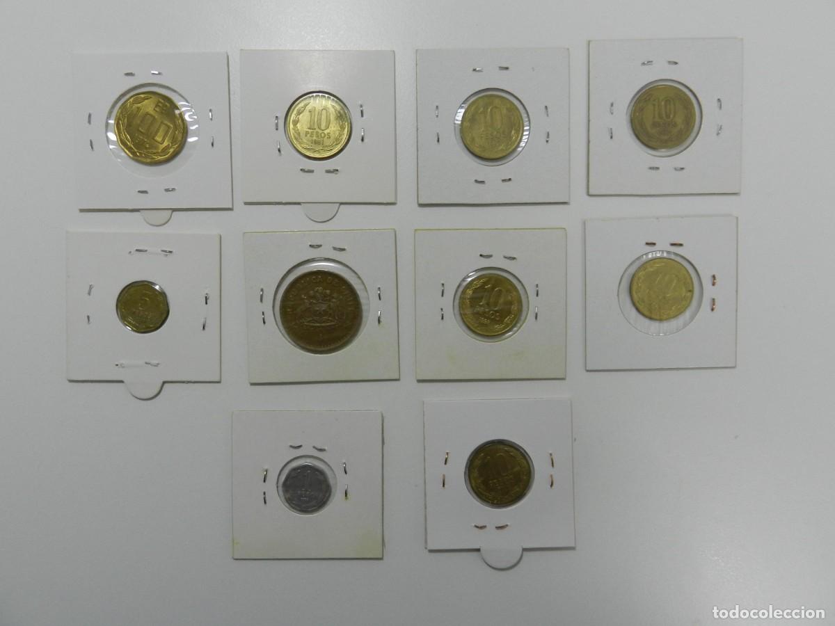 Monedas antiguas de Am&eacute;rica: Lote de 11 monedas de Chile - Foto 2