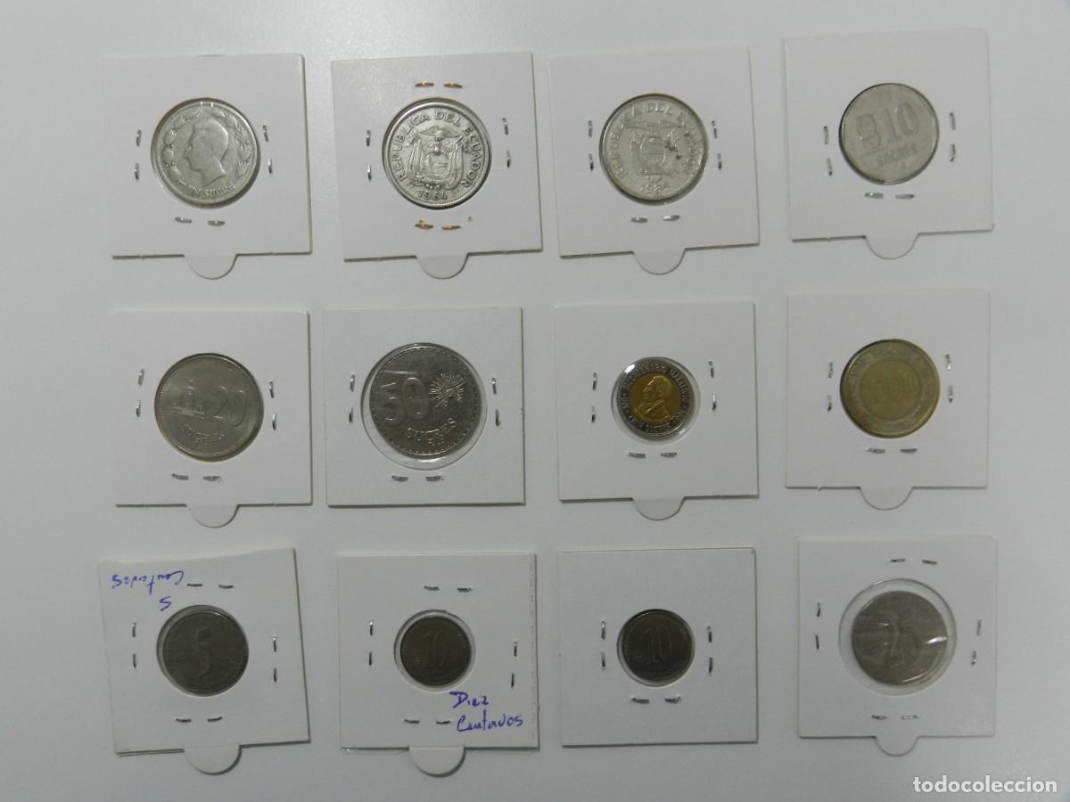Monedas antiguas de Am&eacute;rica: Lote de 12 monedas de Ecuador - Foto 2