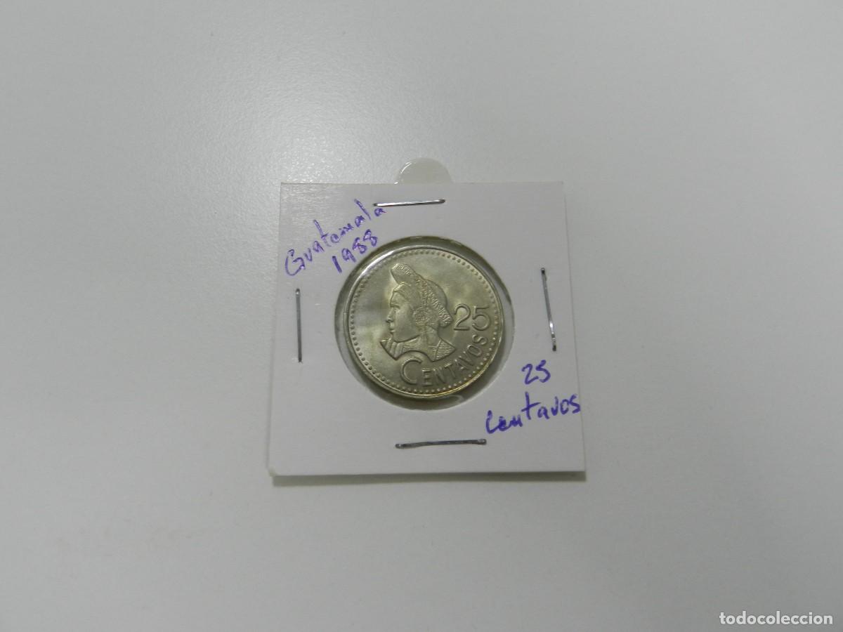 Monedas antiguas de Am&eacute;rica: 1 moneda de Guatemala 1988