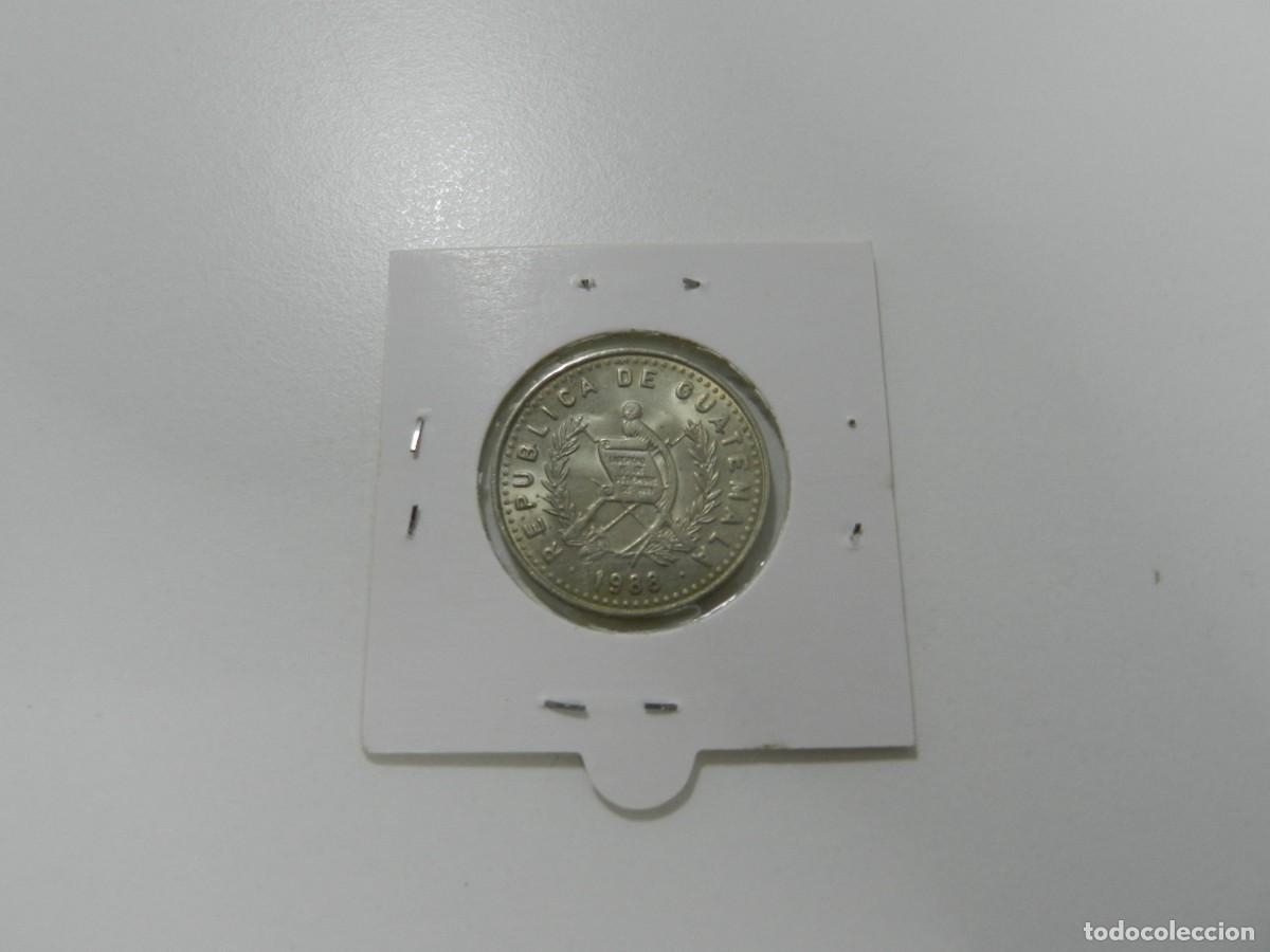 Monedas antiguas de Am&eacute;rica: 1 moneda de Guatemala 1988 - Foto 2